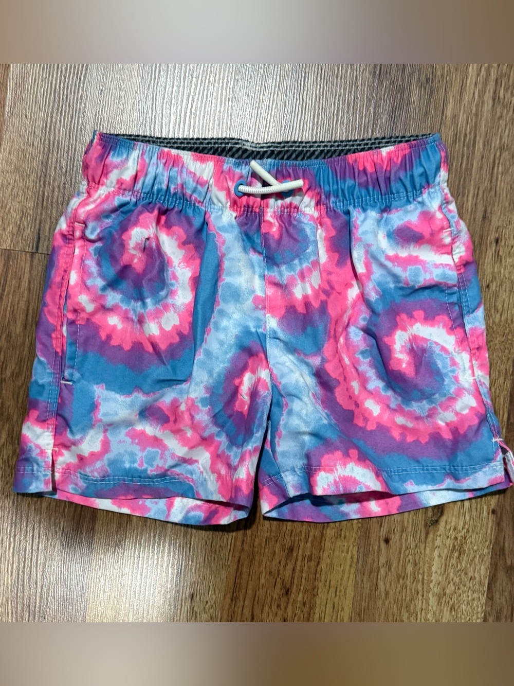 Art Class - XS-  Tie-Dye Swim Shorts - Pink & Blue